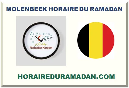 MOLENBEEK-SAINT-JEAN HORAIRE DU RAMADAN 2026