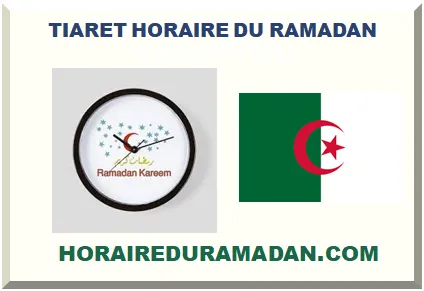 TIARET HORAIRE DU RAMADAN